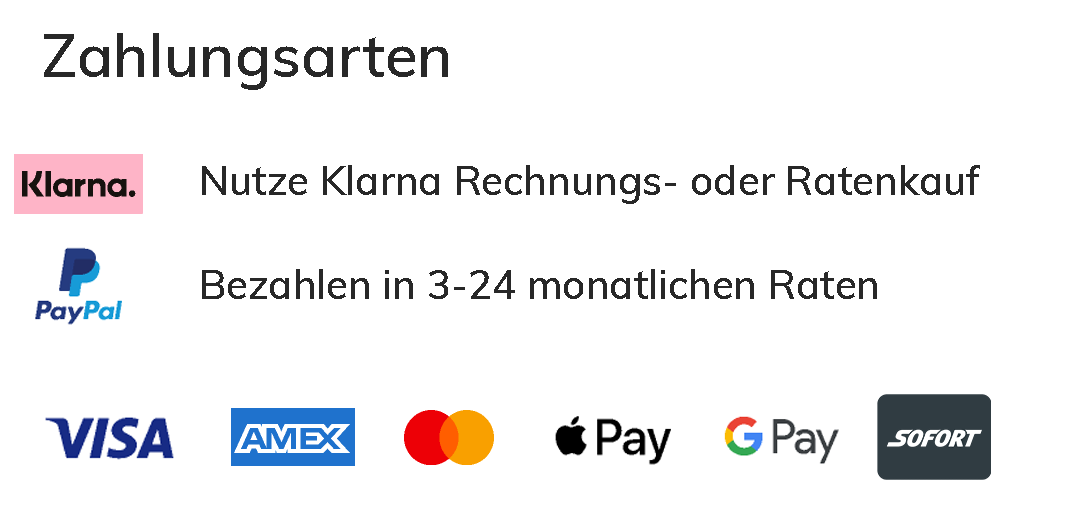 Zahlungsarten bei Tischling